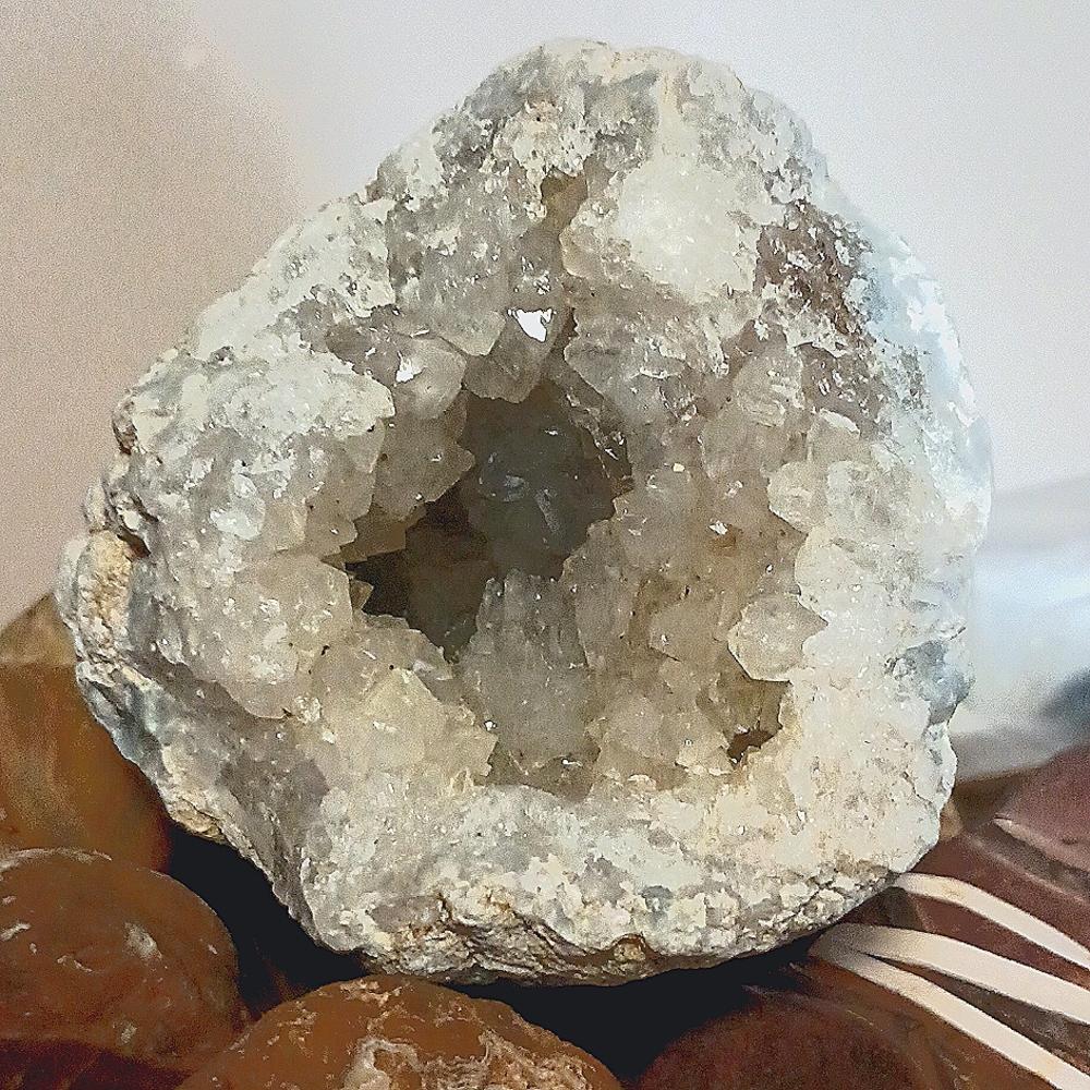 Geode Crystal Rock naturally made millions of years ago.